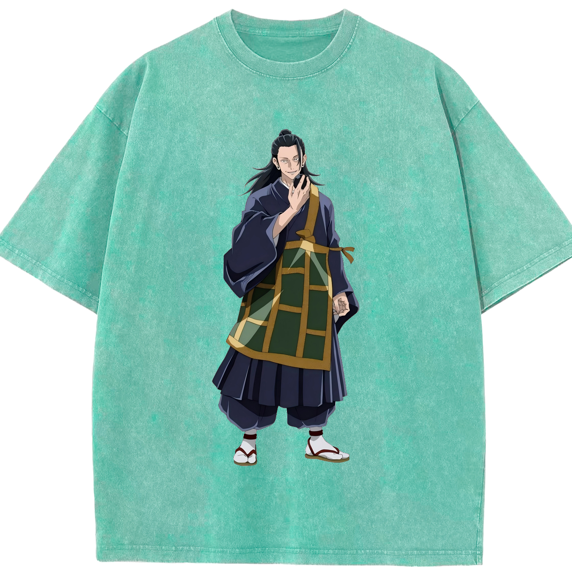 （画像用） 呪術廻戦 Jujutsu Kaisen 綿100% ヴィンテージ風 半袖Tシャツ（フロントプリント）